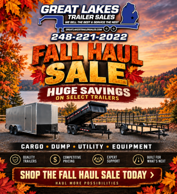 Fall Haul Sale - Huge savings on select trailers